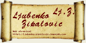 Ljubenko Zipalović vizit kartica
